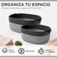 thumbnail image 2 of Pack 2 Canastas Cestas Organizadoras De Algodón Carry All Tonos Grises M, 2 of 9