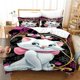 thumbnail image 1 of Mary Cat Duvet Cover Pillowcase , Home Room Bedroom Bedding Set Cute Boy Girl Duvet Cover Pillowcase Gift Queen Double Bed Bed Sheets, 1 of 5
