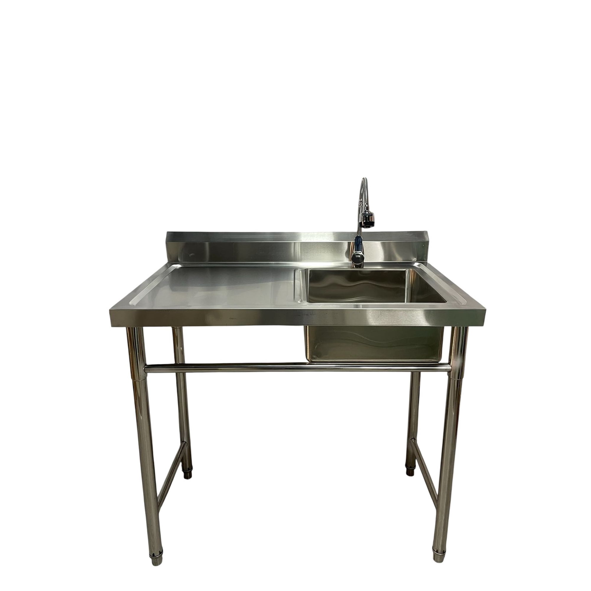 Dhi - Lavafondos 120x60 Secador Izquierdo Industrial Acero Inox.