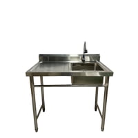 Dhi - Lavafondos 120X60 Secador Izquierdo Industrial Acero Inox.