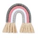 thumbnail image 3 of Tapiz De Borla De Algodón Arcoíris Colgante De Arco Iris De Macramé Para Habitación De Bebé D, 3 of 5