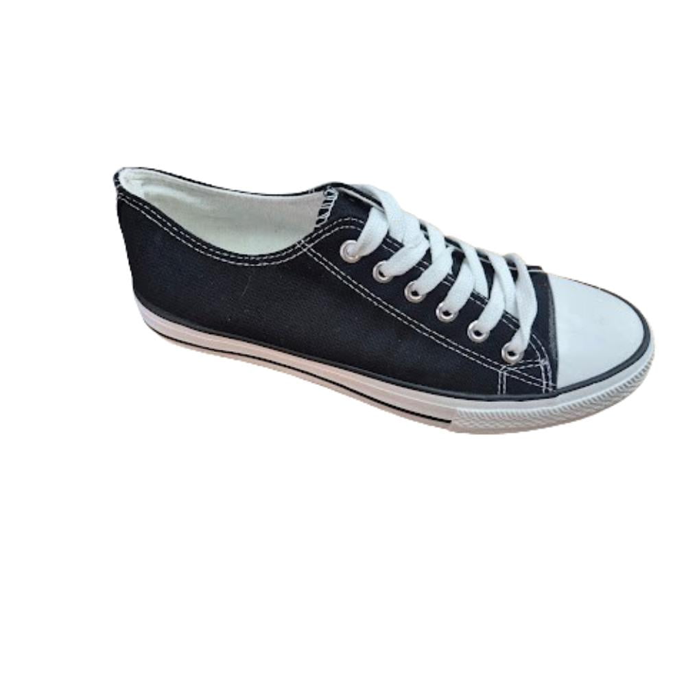 Vinnys Outlet - Zapatilla Urbana Lona Negro