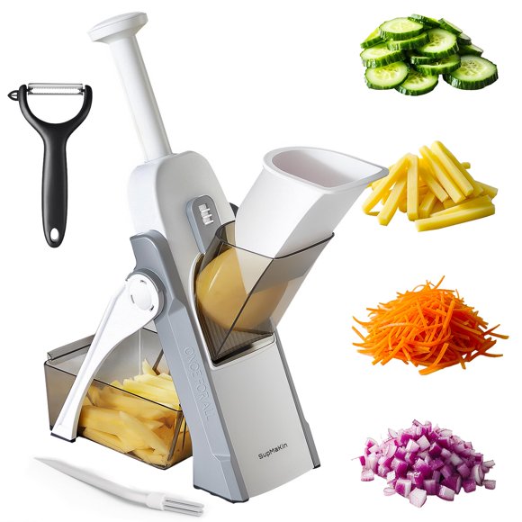 Cortador de Alimentos SupMaKin JS01 con Grosor Ajustable 37x15x18 cm