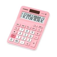 Calculadora Casio Tipo Mini Escritorio Mx-12B Rosa
