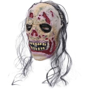 Dym - Máscara De Mujer Vieja De Halloween Realista Aterradora