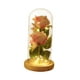 thumbnail image 2 of Flor De Rosa Artificial Con Cubierta De Vidrio Para Decoración De Comedor De Mesa, 2 of 5
