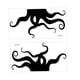 thumbnail image 4 of 2 Piezas De Pegatinas De Halloween Para Inodoro, Pegatinas De Pared Para Ventana, Cocina, Baño, Pulpo Negro, 4 of 5