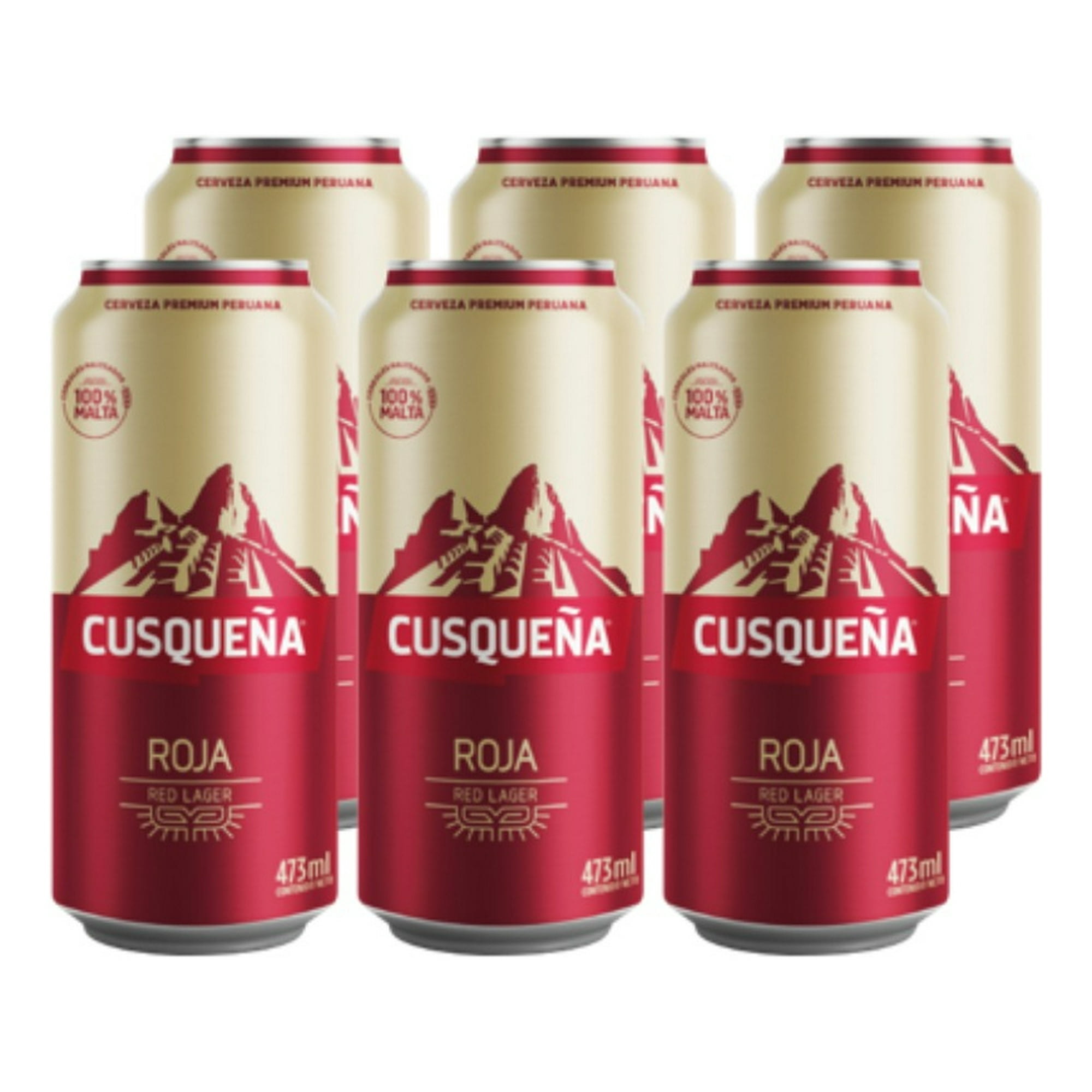 Cerveza Cusqueña Roja Pack x6 Lata 473 cc | Lider
