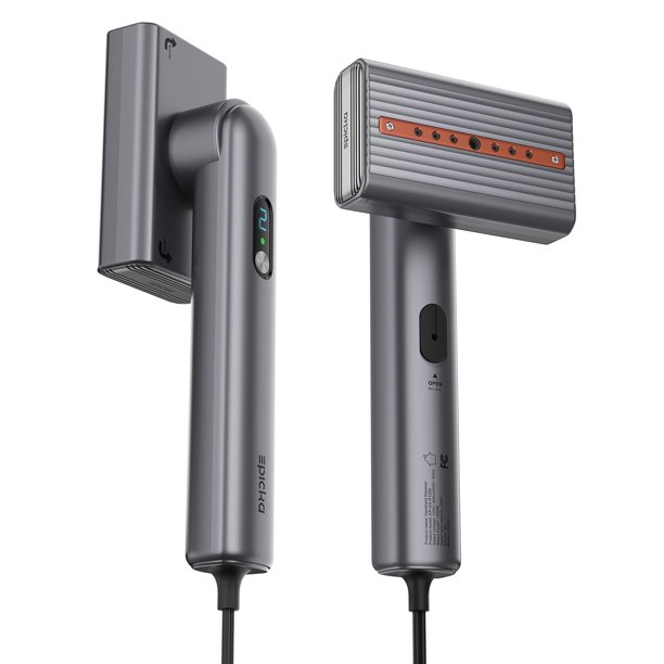 Vaporizador de Prendas EPICKA 100‑240 V Gris – Tamaño de Viaje