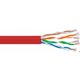 thumbnail image 1 of CPR-05-4. LINKMADE Lote de 4 latiguillos de red RJ45 de 50 cm, categoría 5E, color rojo, cubierta LSZH, cable multifilar moldeado., 1 of 4