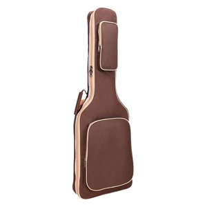 Magideal - Estuche Para Guitarra Eléctrica, Accesorios Para Guitarra Con Organizador De Bolsillos, Correas De Hombro S, Bolsa De Rendimiento, Bolsa De , Café Café