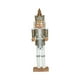 thumbnail image 2 of Cascanueces Estatuilla Estatua Soldado Cascanueces Para árbol De Navidad Repisa Hogar Tambor Plateado, 2 of 3