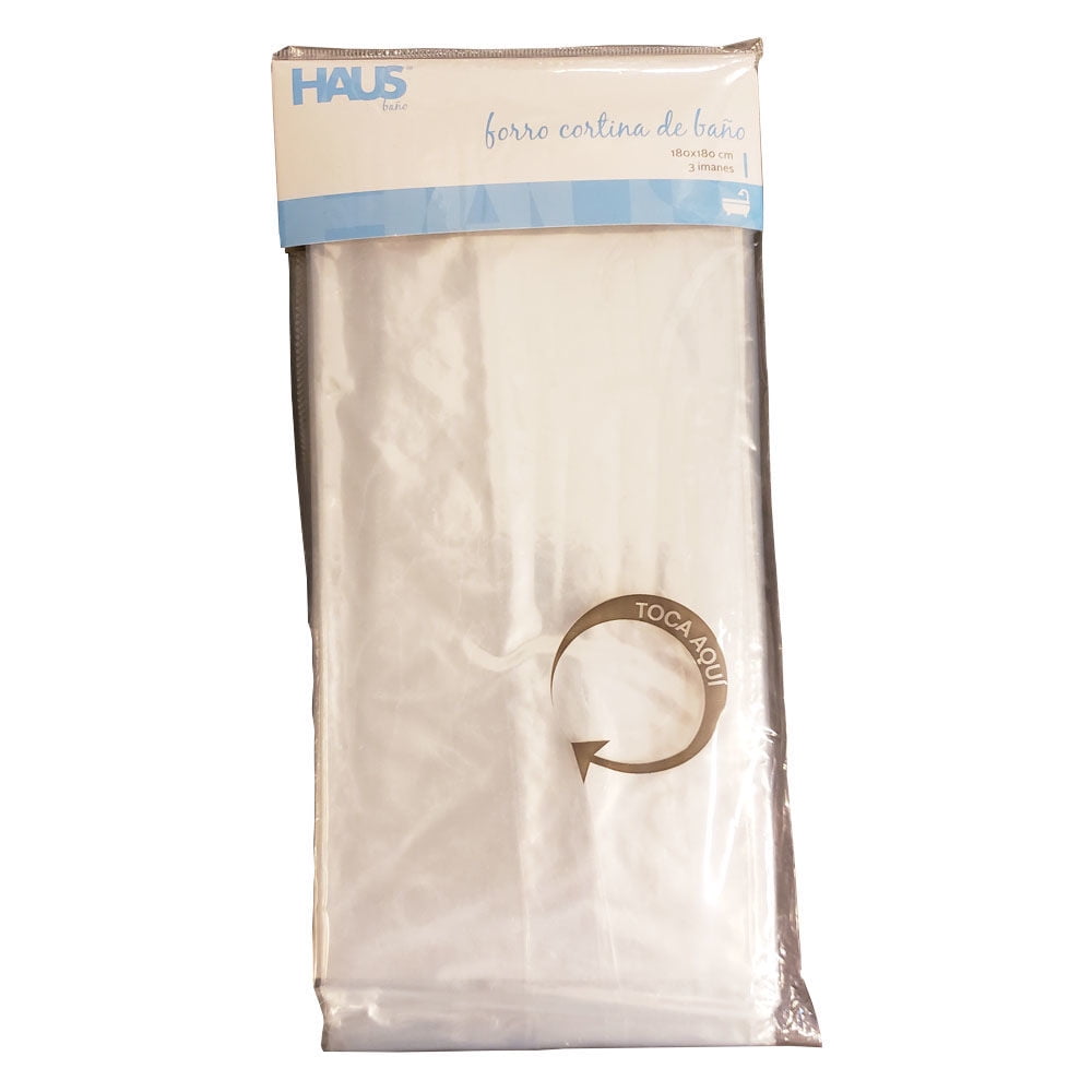 Forro Cortina De Baño Frosted 180 X 180 Cm 1 Un Haus