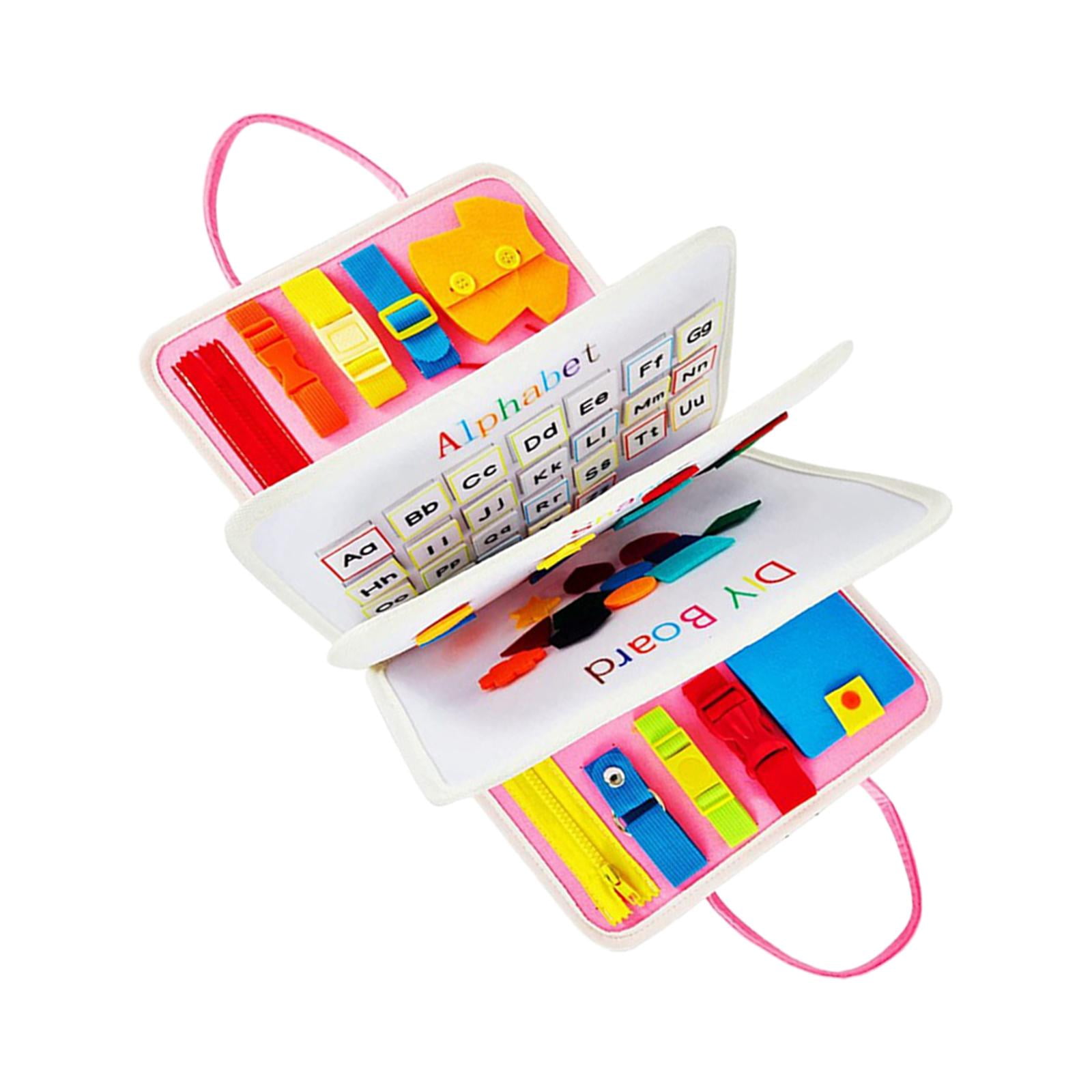 Magideal - Juguetes Montessori, Tablero Ocupado, Aprendizaje De Habilidades Motoras , Juguete Sensorial Educativo, Juguete Ocupado Para Viajar, Juguete Para Estilo B