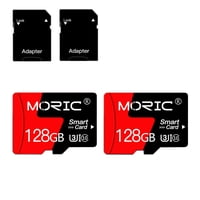 Tarjeta Micro Sd Moric De 128 Gb X 2 Con Adaptador De Clase 10 A1