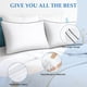 thumbnail image 2 of Paquete de 2 almohadas de cama DolceLuna King Size Down Alternative, 2 of 7