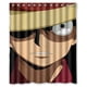 thumbnail image 1 of Cortina de ducha de One Piece Luffy, juego de cortinas de baño con ganchos, tamaño 60 x 72 pulgadas, 1 of 3
