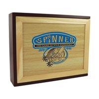 Estuche De Madera Spinner Domino Game Set Front Porch Classics