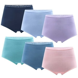 Giovacchino - Pack De 6 Calzones Tiro Alto Algodón Mujer