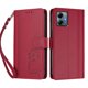 thumbnail image 3 of Funda Cartera Trébol para Motorola Moto G Power 2025 con Ranuras Tarjetas y Carga Inalámbrica Rojo, 3 of 6