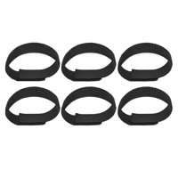 Magideal - 6 Piezas Correas Elásticas Para Las Piernas Del Pantalón Correas Para Botas Tobilleras Portátiles Botas Bandas De Atar Para Correr Pesca Trekking Mont