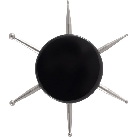 Herramienta de Punteado para Uñas YALOJE 6‑en‑1 Metal Negro