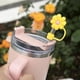 thumbnail image 5 of Fundas de silicona para pajitas, 8 unidades, bonitas fundas protectoras para pajitas, a prueba de polvo, reutilizables, compatibles con pajitas de 8-10 mm, tapones para pajitas, decoración exterior, 5 of 7