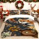 thumbnail image 1 of Fox Collage Art Printed Duvet Cover Set All-season Bedding Set with Colorful Patterns Essential for Home and Guest Rooms Ideal Gift for Friends and Family Inclu, 1 of 1