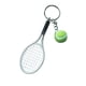 thumbnail image 2 of Raqueta De Tenis Bola Encantadora Aleación Colgante Llavero Adorno Colgante Plata, 2 of 4