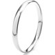 thumbnail image 1 of Metal Factory Anillo de plata esterlina 925, 2 mm, acabado pulido de domo liso, 1 of 3