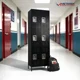 thumbnail image 1 of Casillero locker metálico black: 2 cuerpos 6 puertas - SA-SLLF2X6, 1 of 2