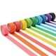 thumbnail image 1 of Cinta adhesiva de colores SkyTogether de 2,54 cm de ancho con forma de arcoíris, 10 rollos, 1 of 8