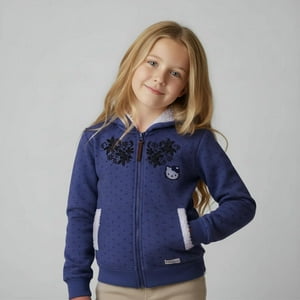 Poleron Niña Hello Kitty Azul 3