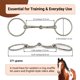 thumbnail image 2 of Cabezada snaffle BRINGERPET de 15 cm, hierro, anilla suelta, 2 of 8