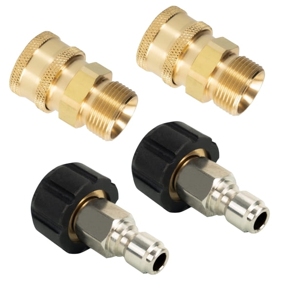 Kit de Conexión Rápida para Hidrolavadora LIULO TOOL M22 14mm 5000 PSI
