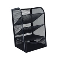 Magideal - Pitchle De Lápiz Negro Soportador De Papelería De Papelería Cosmética Organizador De Escritorio Para El Dormitorio De La Sala De Escritorio Ahorro De