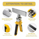 thumbnail image 2 of Alicate Belug 15cm Pinza Dobladora Lámina Chapa Metal Metalcon amarillo, 2 of 5