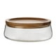 thumbnail image 5 of Tazón De Vidrio Con Placa De Madera Fruta Nuez Caja De Almacenamiento De Dulces Secos Pequeño A, 5 of 5