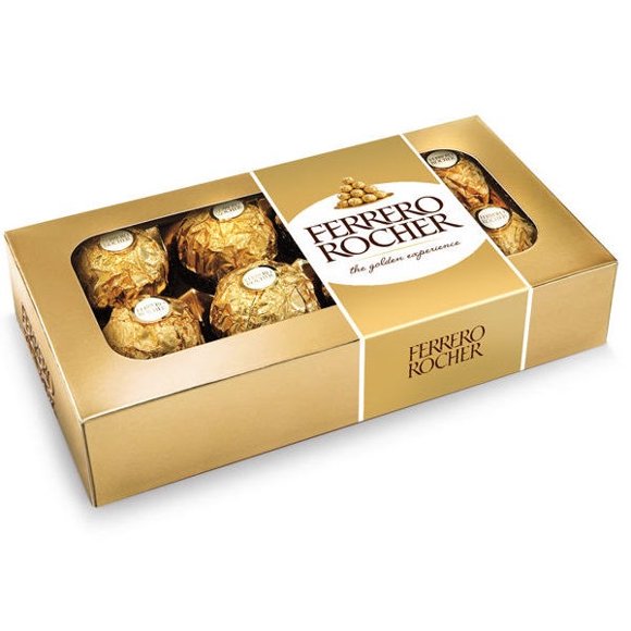 Estuche Bombón Chocolate Ferrero Rocher, 100 g