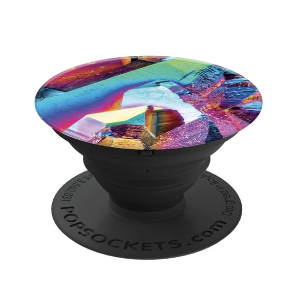 PopSockets Soporte y Agarre Plegable Rainbow Gem Gloss