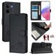 thumbnail image 1 of Funda tipo cartera FOXDOCK para Realme P3 5G con soporte, ranuras, RFID, diseño de gato, 1 of 5