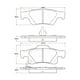 thumbnail image 2 of Pastillas Freno para auto Jeep Grand Cherokee 2011-2022 Trasero, 2 of 4