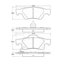 Pastillas Freno Para Auto Powerstop 17-1498