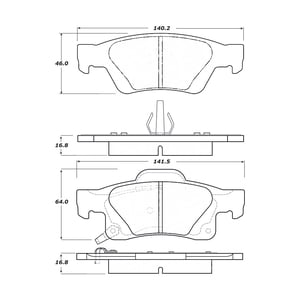 Pastillas Freno Para Auto Powerstop 17-1498