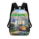 thumbnail image 1 of Pikmin-theme Backpack, Campus style schoolbag Bookbag with Adjustable Shoulder Straps And Large Zip Compartment, Unisex Travel Bags., 1 of 6