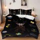 thumbnail image 1 of 3pcs Reindeer Character Fantasy Adventure Themed Bedding Set Duvet Cover and Pillowcase Set Soft and Comfortable, 1 of 5