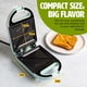 thumbnail image 3 of Sandwichera Tasty Mini, 600 W, Aqua, hace sándwiches y paninis, 3 of 7