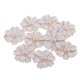 thumbnail image 4 of 10 Uds. Botón De Flor De Diamantes De Imitación De Perlas Adornos Planos De Cristal Decoración Blanca + Perla, 4 of 5