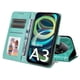 thumbnail image 4 of Funda tipo cartera FOXDOCK para Xiaomi Redmi A3 , diseño girasol en relieve, cuero PU, cierre magnético, soporte y tarjetero, 4 of 5