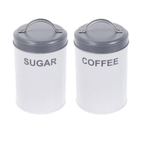 Oem - Pack 2 Envases Contenedores Frascos De Cocina Azucar Y Cafe